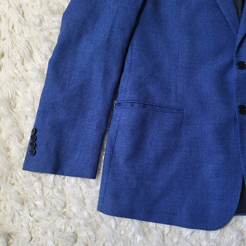 Giorgio Armani Men's Navy Vergin Wool Blazer – Made in Italy – Size 56 (EU) - Picture 3 of 14